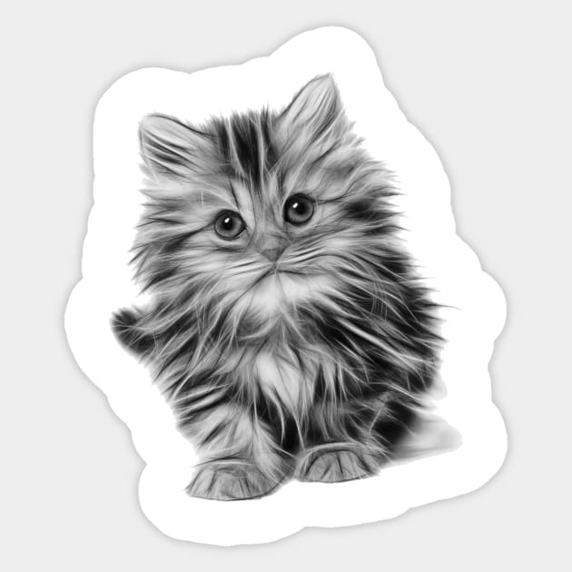 Kitten Sticker by hudayadi